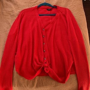 Urban Outfitters Waffle Knit Top